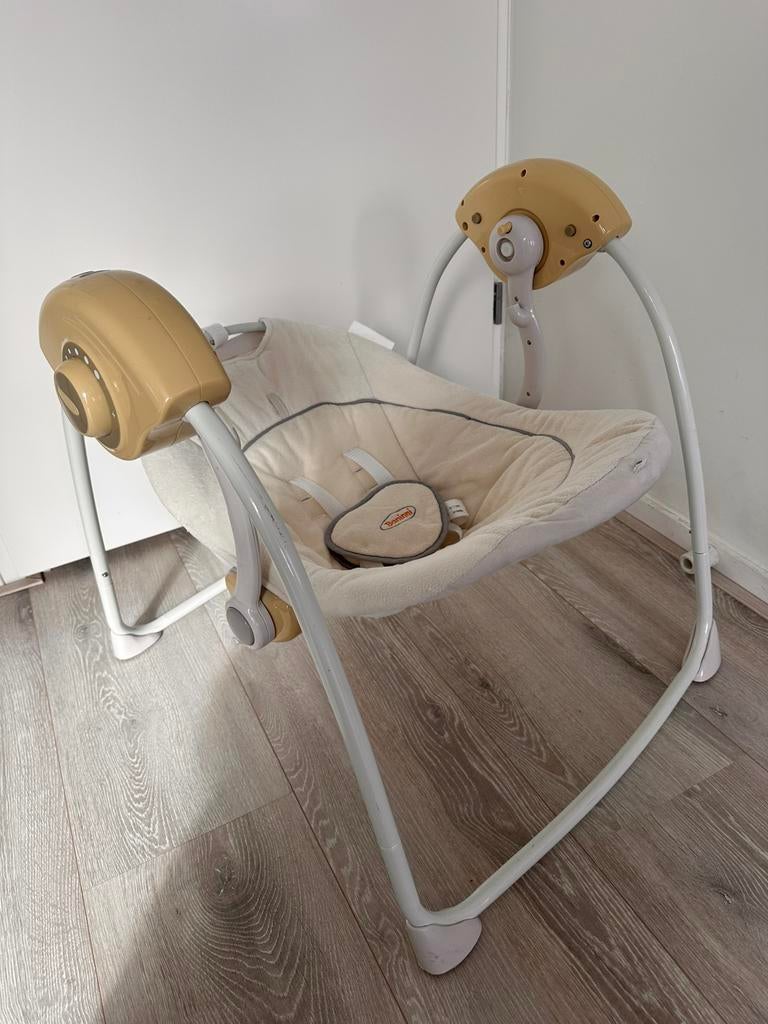Bannini elektrische schommelstoel/wipstoel, Kinderen en Baby's, Wipstoeltjes, Ophalen of Verzenden, Zo goed als nieuw