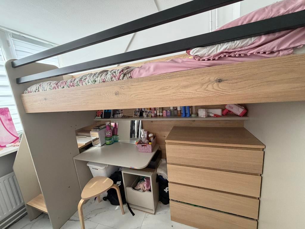 Stapelbed, 90 cm, Tweepersoons, Ophalen of Verzenden, Zo goed als nieuw