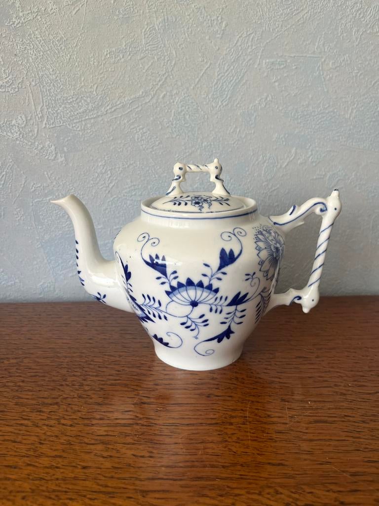 Theepot Meissen Blue Onion, Ophalen of Verzenden