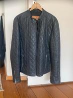Goosecraft Leren Herenjas - Donkerblauw - Maat XL, Ophalen, Zo goed als nieuw, Maat 56/58 (XL), Blauw