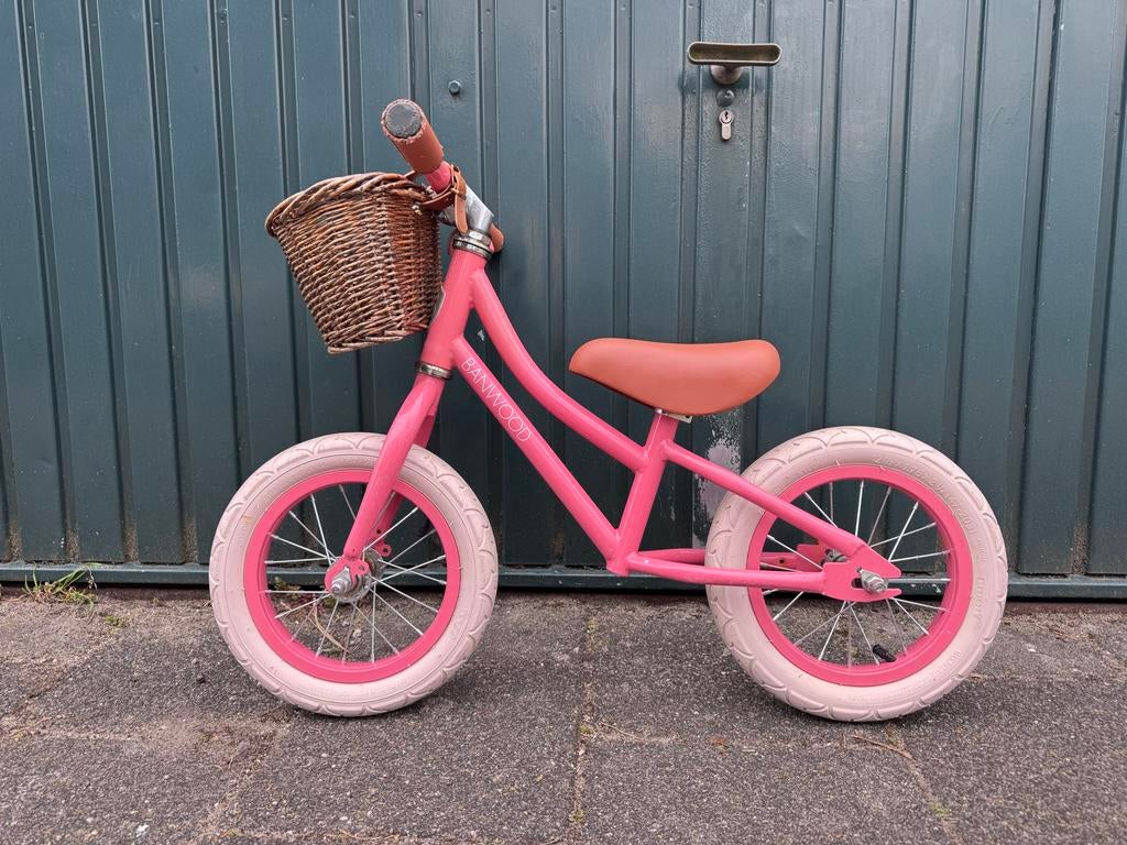 Banwood loopfiets roze, Ophalen, Gebruikt, Minder dan 16 inch
