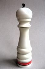 Deens design jaren 60 : wit met rood gelakte pepermolen, Ophalen of Verzenden