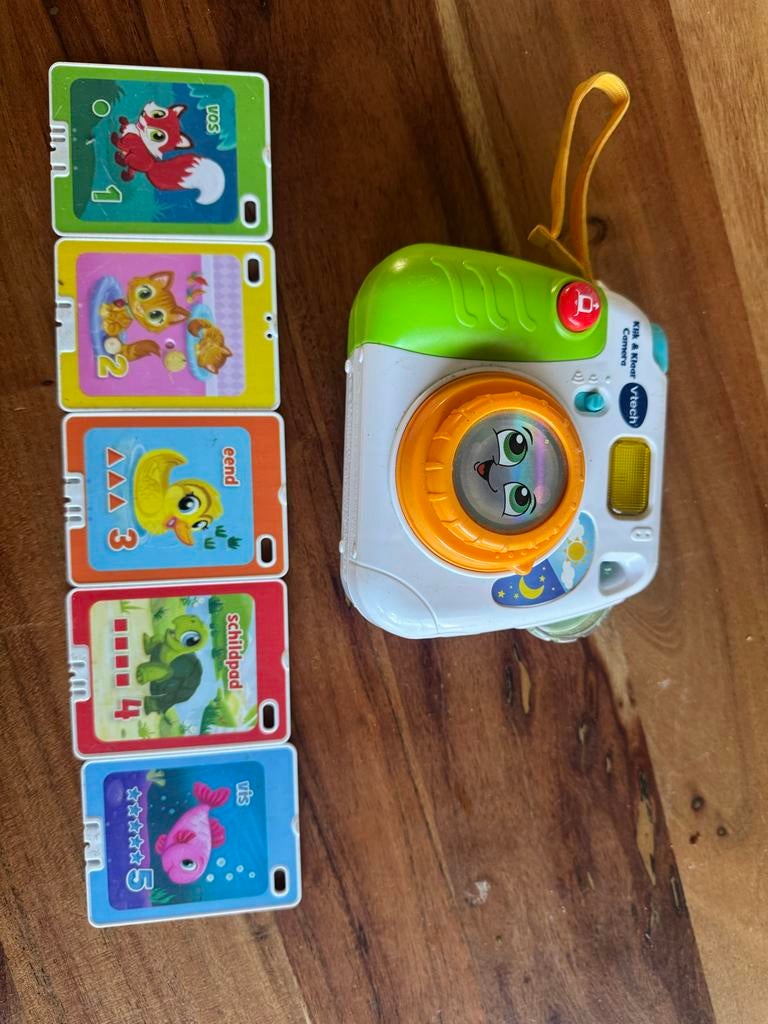 Vtech foto camera, Kinderen en Baby's, Speelgoed | Vtech, Ophalen of Verzenden, Gebruikt, 2 tot 4 jaar
