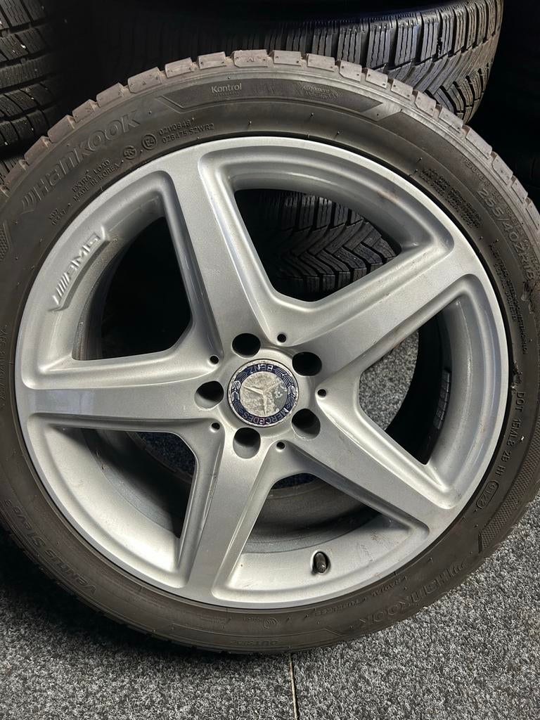 Te koop 18 inch breedset voor mercedes CLS met zomerbanden, Auto-onderdelen, Banden en Velgen, Ophalen, 18 inch, Gebruikt, 285 mm