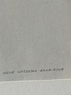 Ineke Watzema Andriesse Aquarel, Ophalen of Verzenden