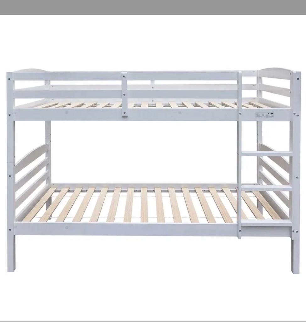 Bunk bed by Leenbaker, Huis en Inrichting, Slaapkamer | Stapelbedden en Hoogslapers, 90 cm, 160 tot 180 cm, Tweepersoons, Ophalen of Verzenden