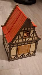 Middeleeuwen playmobil vakwerkhuis steck bakkerij huis, Verzenden, Gebruikt