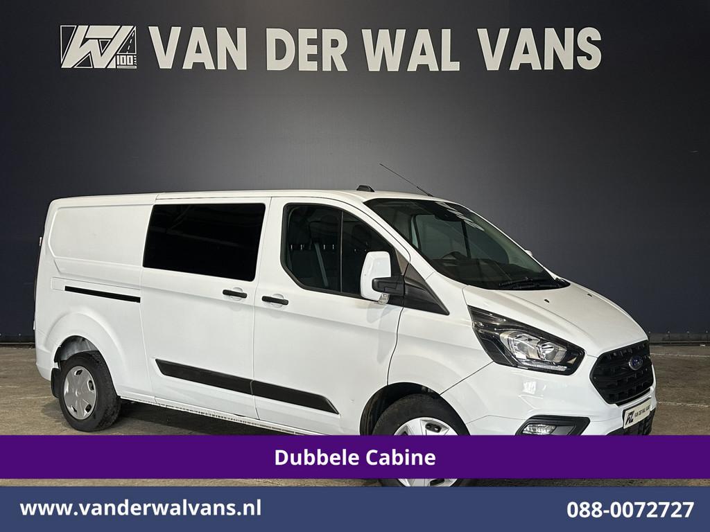 Ford Transit Custom 2.0 TDCI 131pk L2H1 Dubbele Cabine Euro6, Auto's, Bestelauto's, Voorwielaandrijving, 4 cilinders, Bedrijf