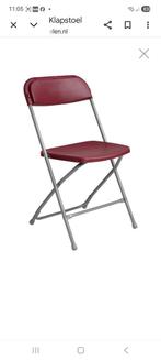 Klapstoelen  10 stuks. Zware kwaliteit, Ophalen