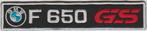 BMW F650GS stoffen opstrijk patch embleem #24, Ophalen of Verzenden