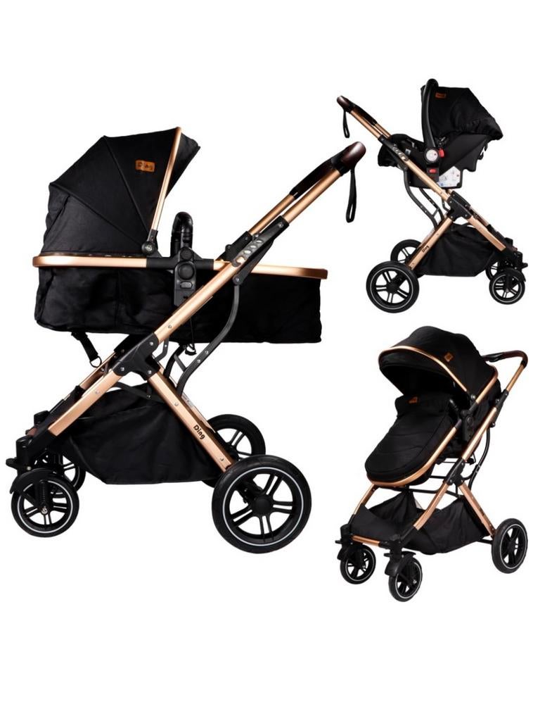 Ding liam kinderwagen 3-in-1 combi, Ophalen of Verzenden, Zo goed als nieuw, Met autostoeltje, Kinderwagen
