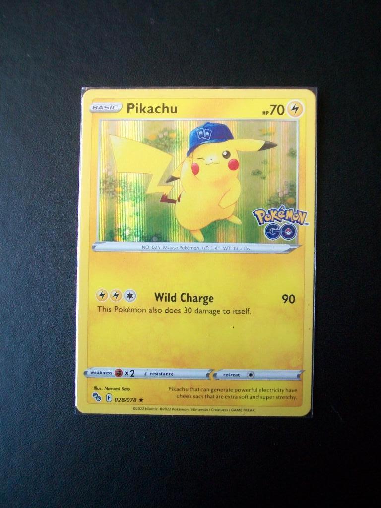 9785. Nieuwe Pokemon kaart Holo Rare PIKACHU HP 70 (028/078), Verzenden, Nieuw, Losse kaart, Foil