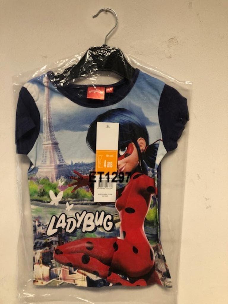 Miraculous Ladybug t-shirt maat 104 *NIEUW IN VERPAKKING*, Kinderen en Baby's, Kinderkleding | Maat 104, Disney, Meisje, Nieuw
