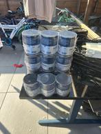 12 potten grijze Wijzonol verf, Ophalen, Nieuw, Verf, Grijs