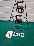 Waxcinehouder kerst met rendieren metaal, [a534], Ophalen of Verzenden, 'T Olde Gre-j, Info@toldegrej.nl, Endepoelstraat 20f Didam