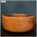 Vintage teakhouten schalen - Deens Design - Seventies, Gebruikt, Schaal, Rond, Ophalen of Verzenden