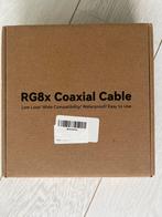 RG8X VHF kabel, 20m, met PL 295 aansluitingen, z.g.a.n., Ophalen of Verzenden, Zo goed als nieuw