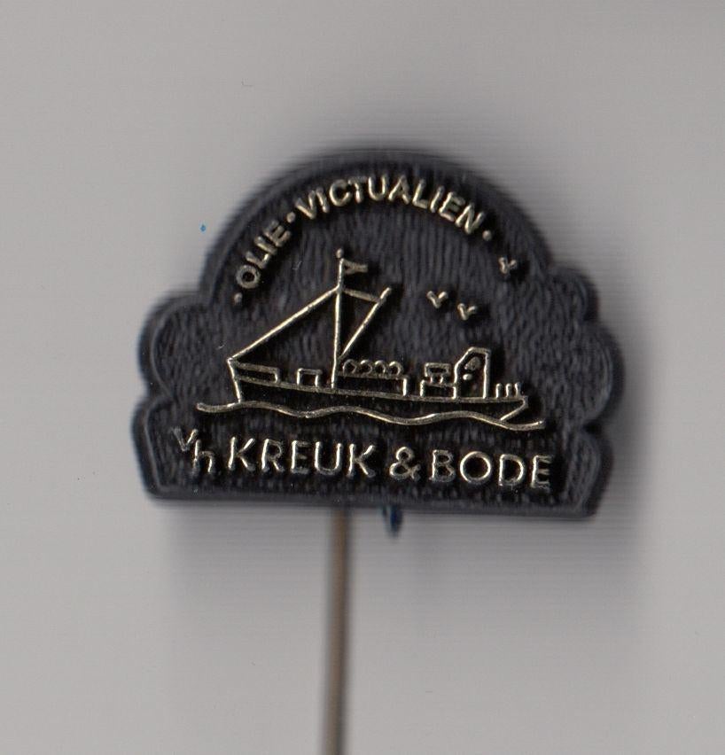 Kreuk & Bode Scheepvaart speldje, Gebruikt, Niet vindbaar, Niet vindbaar, Speldje of Pin