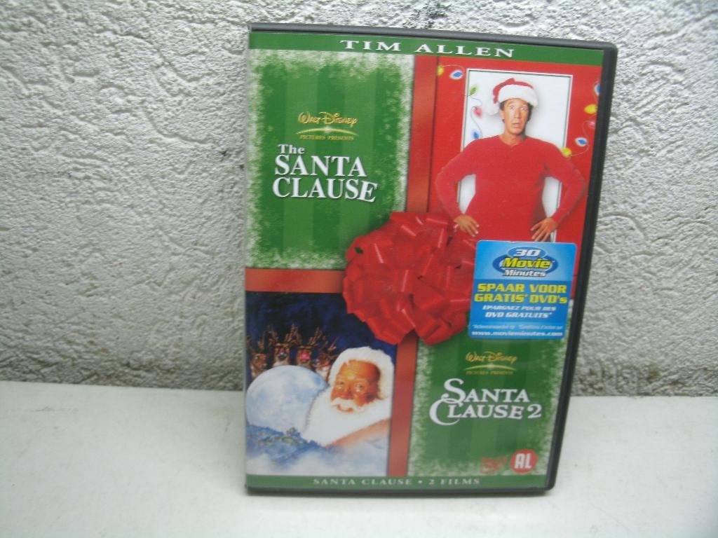 dvd 296b the santa clause& santa clause2  2 dvd, Alle leeftijden, Ophalen of Verzenden, Zo goed als nieuw