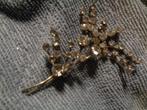 broche jaren 50 met lood kristal nr br 0181, Sieraden, Tassen en Uiterlijk, Antieke sieraden, Ophalen of Verzenden, Overige materialen