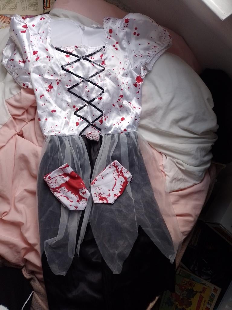 Bloederig Halloween Kostuum - Zombie Verpleegster Jurk, Ophalen of Verzenden, Gebruikt, Pak of Jurk