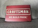 Craftsman , we build pride metalen reclamebord  (Old Look), Www.pand50.nl, Reclamebord, Nieuw, Ophalen of Verzenden