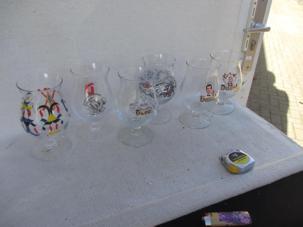 Duvel 1999/2000/2005 / 2020/2012/2022 en Domein glas 1999, Verzamelen, Biermerken, Zo goed als nieuw, Glas of Glazen, Duvel, Ophalen of Verzenden