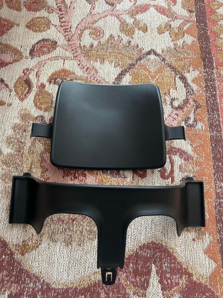 Stokke Tripp Trapp Babyset Zwart, Kinderen en Baby's, Kinderstoelen, Ophalen of Verzenden, Zo goed als nieuw, Meegroeistoel