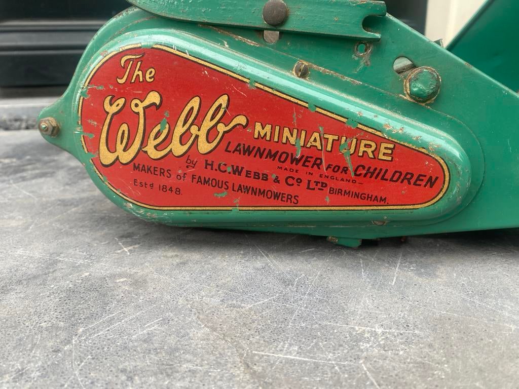 Vintage Webb Miniature grasmaaier voor kinderen, Ophalen of Verzenden