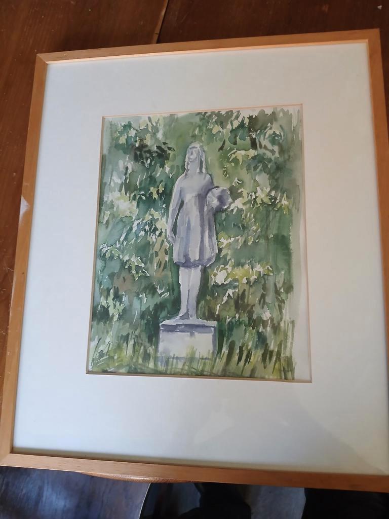 Aquarel van Marie-José Ammann - Beeldend Kunstenaar, Antiek en Kunst, Kunst | Schilderijen | Modern, Ophalen of Verzenden