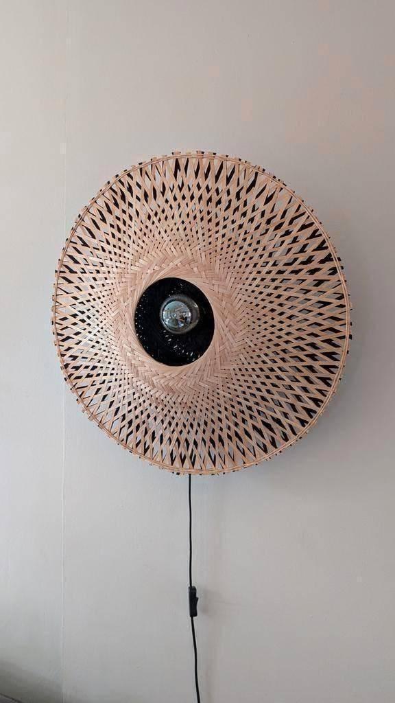 Goods&Mojo Kalimantan wandlamp bamboe, Kinderen en Baby's, Babyvoeding en Toebehoren, Zo goed als nieuw, Overige typen, Ophalen