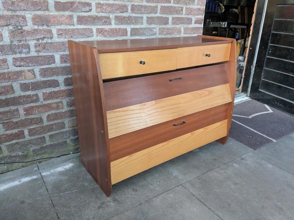 vintage schoenenkastje dressoir sideboard midcentury retro, Antiek en Kunst, Ophalen