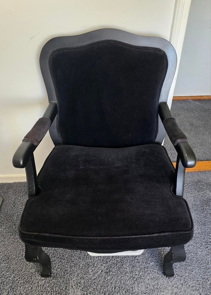 fauteuil Louis XV-stijl,, Ophalen of Verzenden, 75 tot 100 cm, 50 tot 75 cm