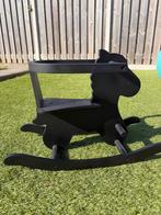 Zwart houten hobbelpaard, Ophalen, Gebruikt