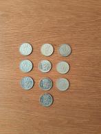 Zilveren munten, Postzegels en Munten, Munten | Nederland, Ophalen, Koningin Juliana, Setje, Zilver