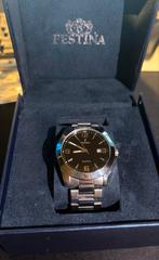Festina P16376 - Opgeknapt door juwelier, Sieraden, Tassen en Uiterlijk, Horloges | Heren, Overige merken, Staal, Staal, Polshorloge