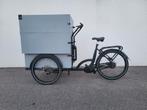 Elektrische bakfiets met grote laadbak, Ophalen of Verzenden, Gebruikt, Goederen