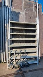 Te koop aluminium rolsteiger Werkhoogte 8.20 meter, Custers, Ophalen of Verzenden, Rolsteiger of Kamersteiger, 5 meter of hoger
