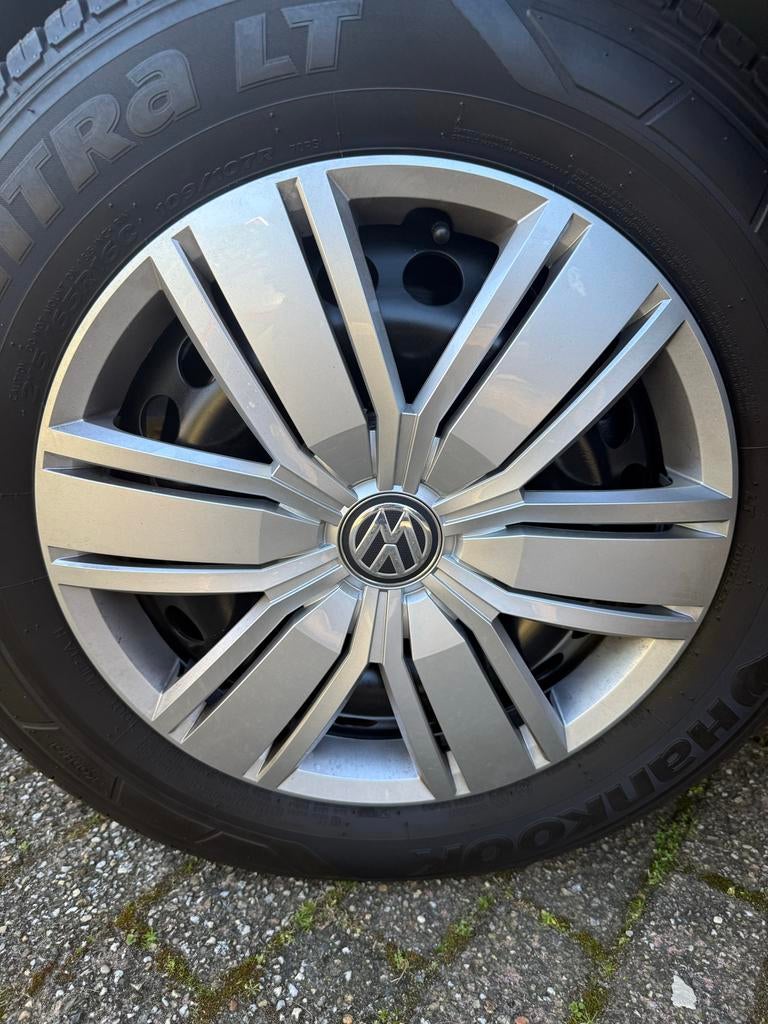 4 Velgen/banden VW Transporter T5, Auto-onderdelen, Banden en Velgen, Bestelwagen, Velg(en), 16 inch, Ophalen of Verzenden