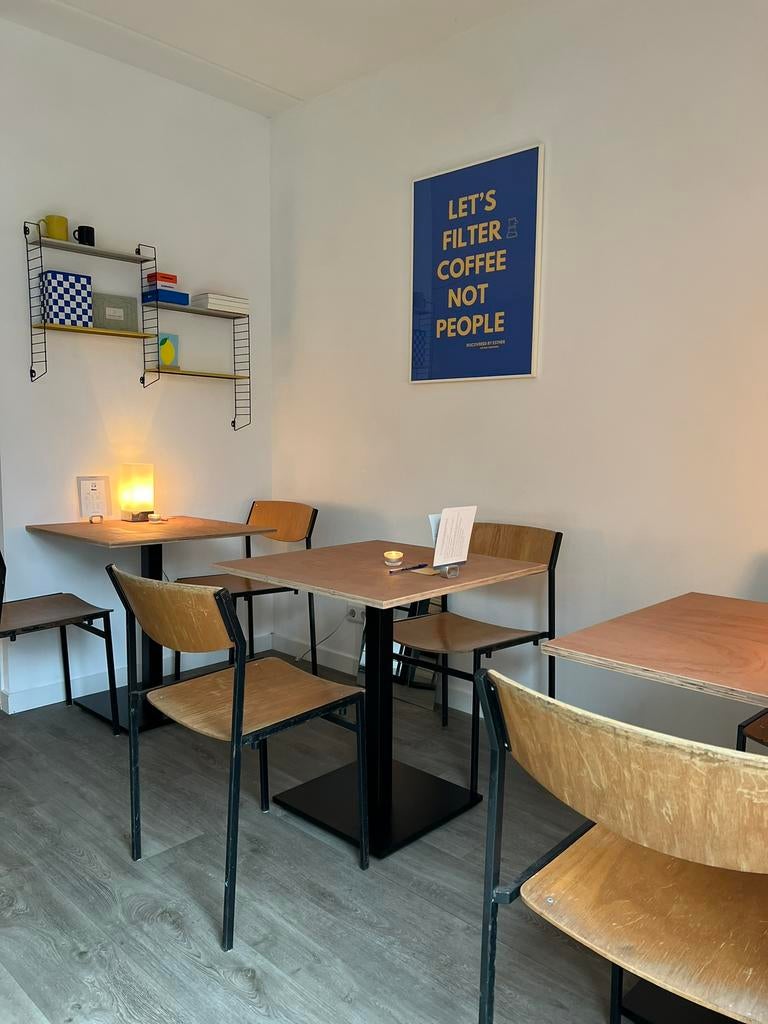 Bistrotafel 3 stuks beschikbaar, Ophalen, Overige materialen, Overige kleuren, Zo goed als nieuw