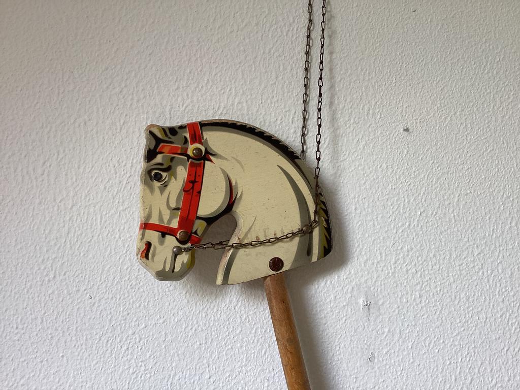 Mooi antiek houten Stokpaard, Verzenden, Gebruikt, Overige typen