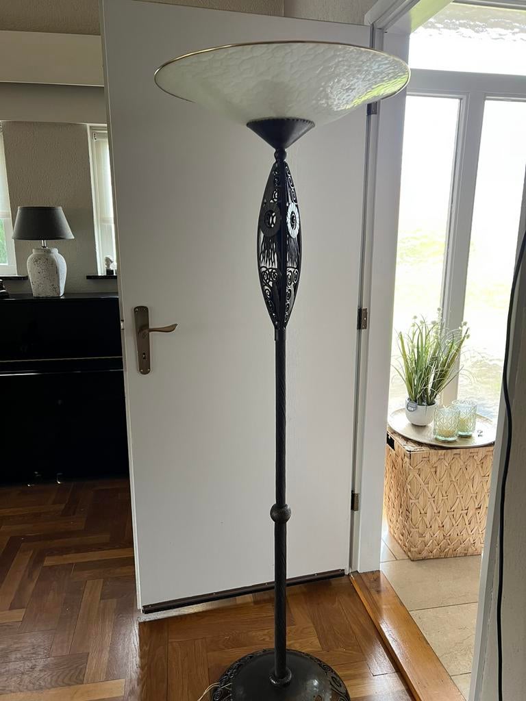 Mooie Vintage Antieke Lamp authentiek, Ophalen
