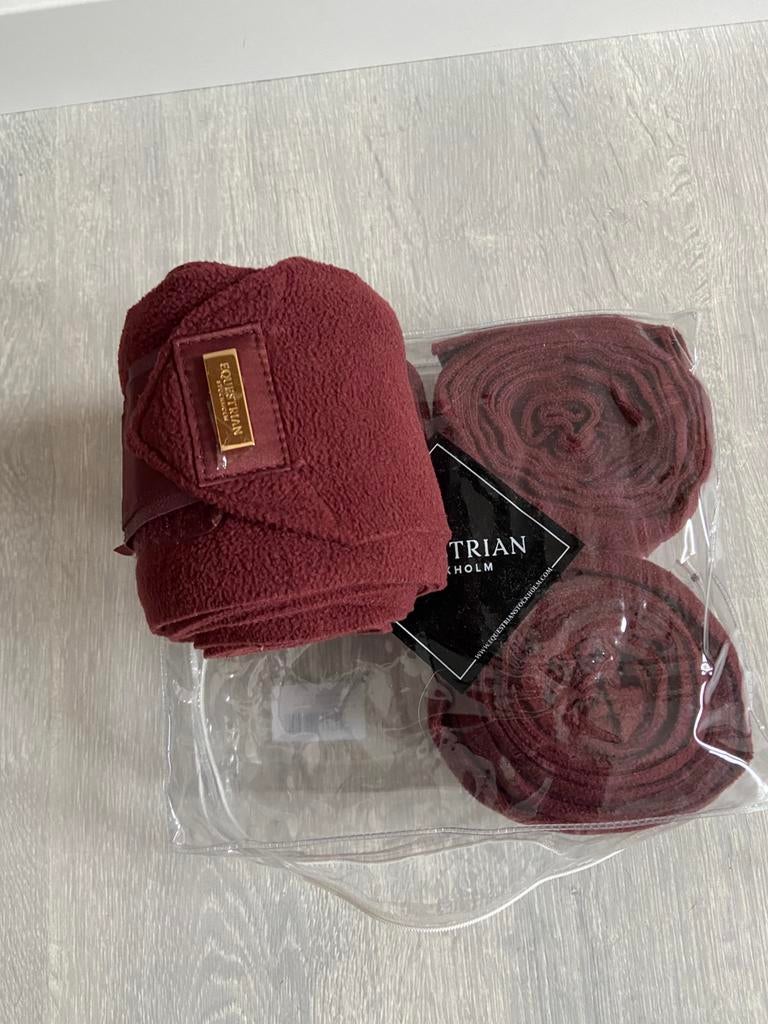 Equestrian stockholm new maroon bandages, Ophalen of Verzenden, Zo goed als nieuw