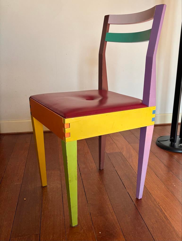 Giorgetti Massimo Morozzi stoel - Memphis stijl, Ophalen, Gebruikt, Overige kleuren, Eén