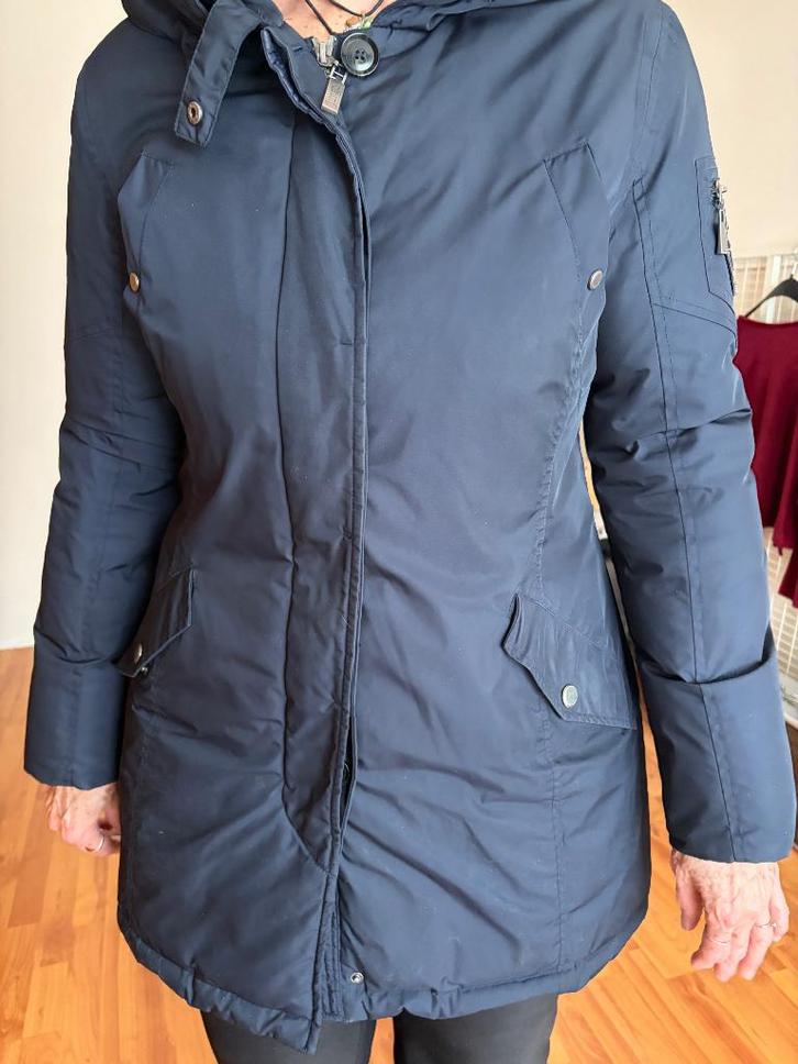 NIEUW JUNGE JAS MAAT 40, Kleding | Dames, Jassen | Winter, Nieuw, Maat 38/40 (M), Blauw, Verzenden