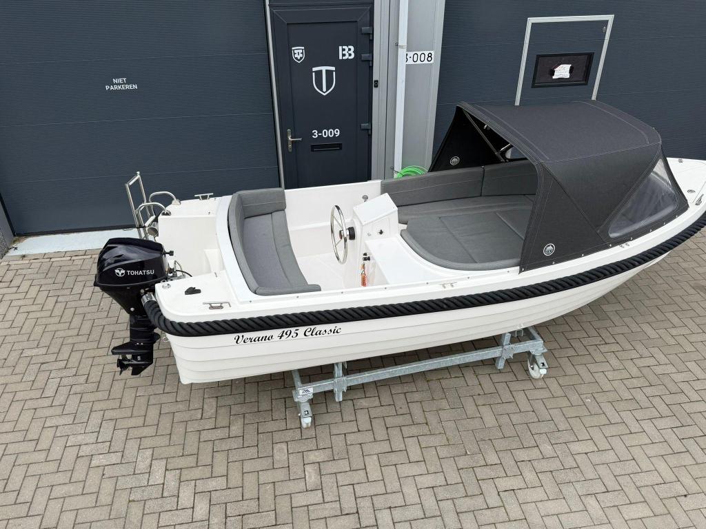 Verano 495 Sloep 2021 Compleet incl. Tohatsu 9.8PK 4-Takt, Watersport en Boten, Gebruikt, Tot 10 pk, Verano, Wfwatersport@botenverhuurhoorn.nl