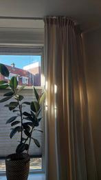 Gordijnen dubbele plooi 185x230 cm, Huis en Inrichting, Stoffering | Gordijnen en Lamellen, Crème, 200 cm of meer, 150 tot 200 cm