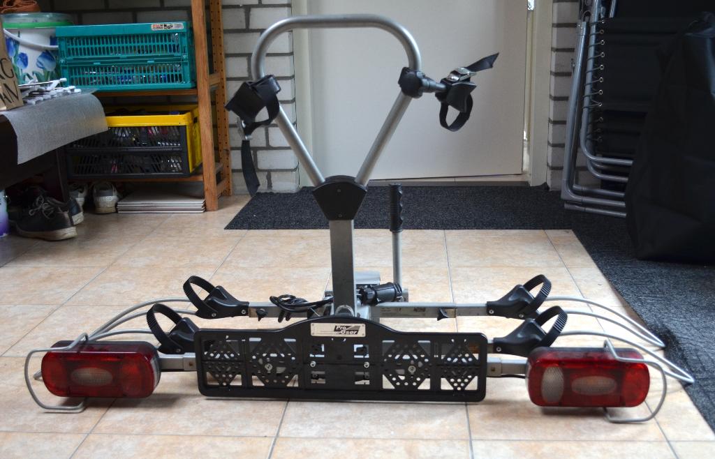 fietsendrager, Ophalen, Gebruikt, Elektrische fiets, 2 fietsen