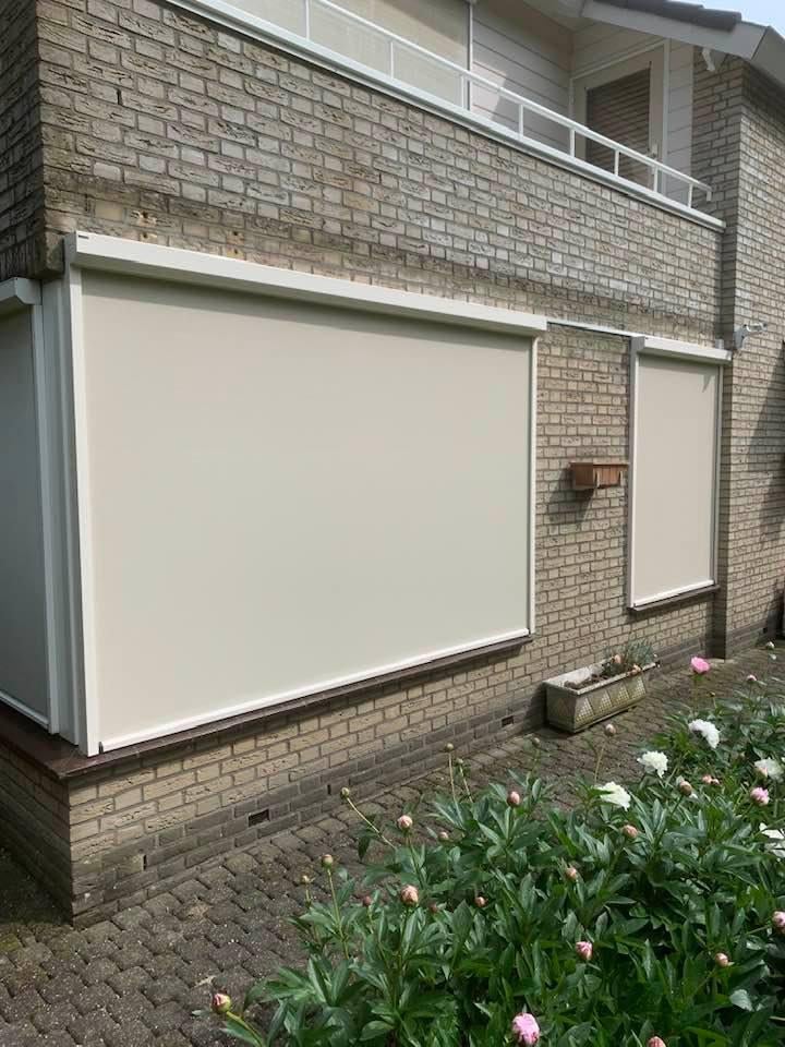 Zonnescherm sunscreen wit 460cm, 450 cm of meer, Ophalen of Verzenden, 300 cm of meer, Screen