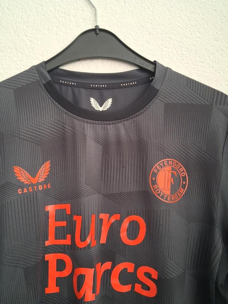 Feyenoord Uitshirt 2023/2024 - Maat L, Kleding | Heren, T-shirts, Zo goed als nieuw, Maat 52/54 (L), Grijs, Ophalen of Verzenden